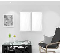 Soleil d'ocre Visillo para Ventana Dolly, Blanco, 45 x 90 cm