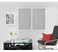 Soleil d'ocre Visillo para Ventana Dolly, Gris, 45 x 160 cm