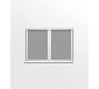 Soleil d'ocre Visillo para Ventana Dolly, Gris, 60 x 90 cm