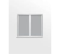 Soleil d'ocre Visillo para Ventana Dolly, Gris, 70 x 90 cm