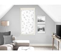 Soleil d'ocre Visillo para Ventana Kyoto, Blanco, 45 x 90 cm