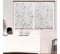 Soleil d'ocre Visillo para Ventana Paola, Blanco, 90 x 120 cm
