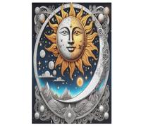 Soleil Moon Puzzles De 1000 Piezas, Puzzle para Adultos de Madera, Juego De Habilidad Toda La Familia (78×53cm)