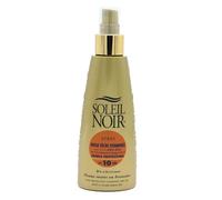 Soleil Noir SPF10 - Aceite seco con vitamina de baja protección - Piel mate y bronceada - Vitaminas y aceites Nobles - Fabricación francesa - Botella de bomba, 150 ml