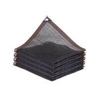 Soleil - Tela antirayos UV para jardín, 45 50 % de protección solar, resistente a la intemperie, para patio y patio trasero, 2 m x 8 m, color negro