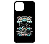 Soleil Vibes Only Cute Retro Girls Soleil Name Carcasa para iPhone 13