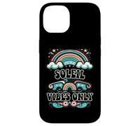 Soleil Vibes Only Cute Retro Girls Soleil Name Carcasa para iPhone 14