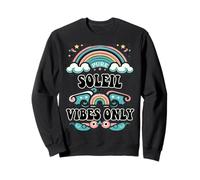 Soleil Vibes Only Cute Retro Girls Soleil Name Sudadera