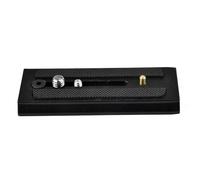 Soleilux Placa de liberación rápida con función deslizante para Manfrotto 503HDV MH055M0-Q5, placa de aluminio Arca-Swiss 1/4" y 3/8" tornillo