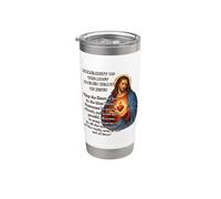 Solemnidad del Sagrado Corazón de Jesús Diseño de Oración Vaso térmico de acero inoxidable de doble pared