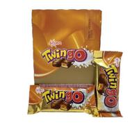 Solen Twingo Barritas de Chocolate con Caramelo y Bizcocho - Pack de 24 Unidades - Snack Dulce - Ideal para Compartir y Meriendas