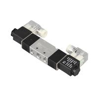 Solenoid Valve 4v220-08 Double Headed Double Control 5 Way 2 Position Power Down Hold Pneumatic Directional Valve(DC24V)