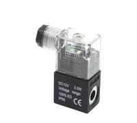 Solenoid Valve Coil DC24V 12V AC220V 110V For 4V210-08 3V110-06 4V220 4V230 3V210 4V430 4V320(100 Series,AC110V)