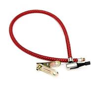 Solenoide Adaptador de tubo de extensión for bomba inflable de manguera de inflado de motocicleta y bicicleta Válvula