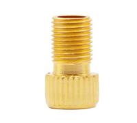 Solenoide Adaptador de válvula F/V a A/V de 1/5 piezas, convertidor de valor for bicicleta, accesorios for neumáticos dorados Válvula(STRAIGHTGRAIN-1PC)