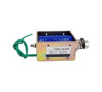 Solenoide de 12 V tipo Push&Pull, 24 V, TAU1578T, carrera de 10 mm, bobina magnética electromagnética, 1 unidad(24VDC)