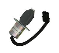 Solenoide de apagado de combustible de 12 V 3934171 SA-3764-12 compatible con Cummins Engine 6B 5.9L 6C ISC ISL ISL9 ISC8.3 C8.3 QSC8.3 QSC8.3 CM2250 CM850 CM554 compatible con motor Kubota 4 HP