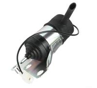 Solenoide de apagado de combustible de 12 V CC para Kubota L2650 L2850 L2900 L2950 L3300 Compatible con válvula de seguridad del motor 15471 60010 con mecanismo de protección dual