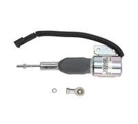 Solenoide de apagado del motor diésel Reemplazo del solenoide de apagado del de alto rendimiento para motor 5.9L 6BT y excavadora Komatsu PC2006 Construcción de aleación de metal