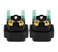 solenoide de arranque de scooter Relé de solenoide arranque motocicleta compatible con Yamaha Road Star XV 1600 1700 Raider 1900 Dragstar XVS 125 250 400 Vstar relé de encendido de motocicleta(2 pcs)