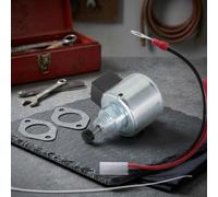 Solenoide de cierre de combustible de metal para Am128242 12-853-56-s 12-853-94-s Pieza de repuesto de carburador con juntas, alambre, color plateado para mantenimiento del motor del tractor de jardín