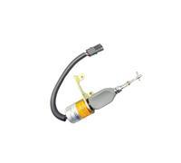 Solenoide de corte de combustible Válvula de Cierr Válvula solenoide de apagado 4246876, compatible con CUMMINS, interruptor de válvula solenoide de apagado, piezas de excavadora de 24 V(12v-B)