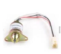 Solenoide de parada de combustible de 12 V 24 V 1503ES-12S5SUC12S para motor 3TNE84 3TNE88 4TNE88 4TNE84 4TNE94 4TNE98 4TNV106 válvula de cierre (enchufe blanco de 24 V)