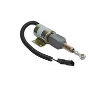 Solenoide de parada Solenoide de parada de 12 V, SA-4348-12, compatible con CUMMINS 3930235, 3 terminales, válvulas y piezas de motor de coche.
