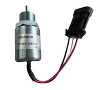 Solenoide de parada Solenoide de parada de combustible de 12 V 1751ES-12B2UC4, compatible con Mitsubishi L3E, L3E2, L3A y L3C.