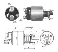 Solenoide del motor de arranque 46005 MEAT & DORIA para OPEL ASTRA G Hatchback