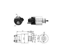Solenoide del motor de arranque ZM391 ERA para HYUNDAI KIA