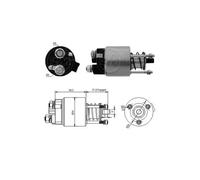 Solenoide del motor de arranque ZM397 ERA para TOYOTA MR2 III COROLLA AVENSIS