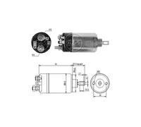 Solenoide del motor de arranque ZM726 ERA para BMW 5 2500-3.3 2.5-3.2 Coupé 6 7