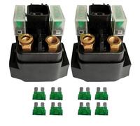 Solenoide del Relé De Arranque La Motocicleta para para Z125 para Ninja250SL Indicadores Intermitente Señal Eléctrica Piezas Interruptor Arranque del Relé Solenoide(2 Piezas)