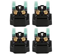 Solenoide Relés Relé Arranque Motocicleta para Yamaha YZF-R7 750 FZS600 FZ6 FZS1000 FZ1 XR400 Controlador Interruptor Intermitencia Intermitentes con Solenoide Arranque Interruptor(4 Piezas)