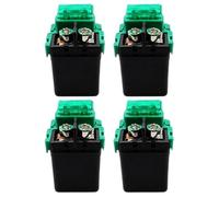 Solenoide Relés Relé De Arranque para Motocicleta para VFR750, VFR800, Interceptor, VT125, VT750 Shadow Interruptor Intermitentes Eléctricos con Solenoide Arranque Interruptor(4 Piezas)