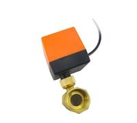 Solenoides, 1Pcs 2-Way Electric Ball Valve DN15/DN20/DN25 Three-Wire Two-control Solenoid Valve 220 AC 12V DC 1/2" 3/4" 1"(AC220V DN20 3-4-)