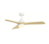 Ventilador de Techo S&P HTD135 DC OAK Blanco Ø 135 cm