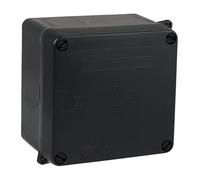 Solera 110×100×60mm IP65 Caja Derivación Externa Estanca IK08 sin conos • 815N • Negro • 1 unidad