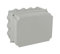 Solera 220×170×140 mm IP55 Caja de derivación externa estanca IK08 con conos • 686A • Gris • 1 unidad