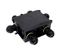 Caja estanca BLACK IP68 112x92x48mm 4 polos SOLERA BK-6P