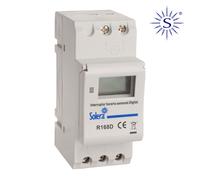SOLERA Interruptor horario semanal 43018 digital-analógico 230 V Blanco 88 x 35 x 60 cm