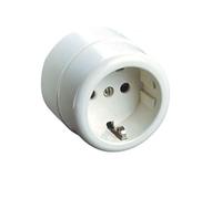 Solera 517 - Base Enchufe de Superficie Bipolar (16 A, 250 V) Color Blanco