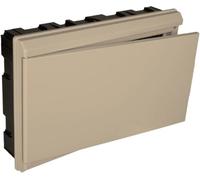 Solera 5203CM - Conjunto caja,tapa,marco y pta marfil.Caja de ICP de 1 a 4 elementos y hasta 63A.De 410x270x68.