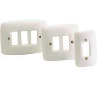 Solera 521 - Placa pequeña embellecedora para 2 elementos.80 x 75 x 8 mm.