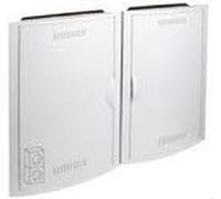 Solera 5504/2B - Conjunto 2 registros ref.5504, enlazados.blanco.Dimensión total 685x530x85.Rejilla disipador calor