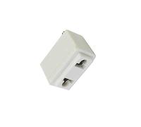 solera 65508 Base Enchufe Bipolar, Serie Estrella, Blanco
