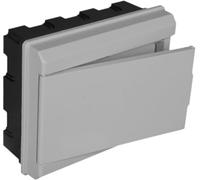 Solera 661CG - Conjunto caja, tapa, marco y pta gris para caja de distribución. De 230x188x55. 10 elementos.