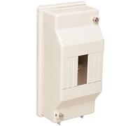 Solera 670 - Caja para distribución. De 82x170x61. De 1 a 4 elementos.Precintable. Color marfil. Superficie.