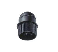 Solera 6829CTN - Portalámparas e27 4a 250v cuerpo roscado tope negro